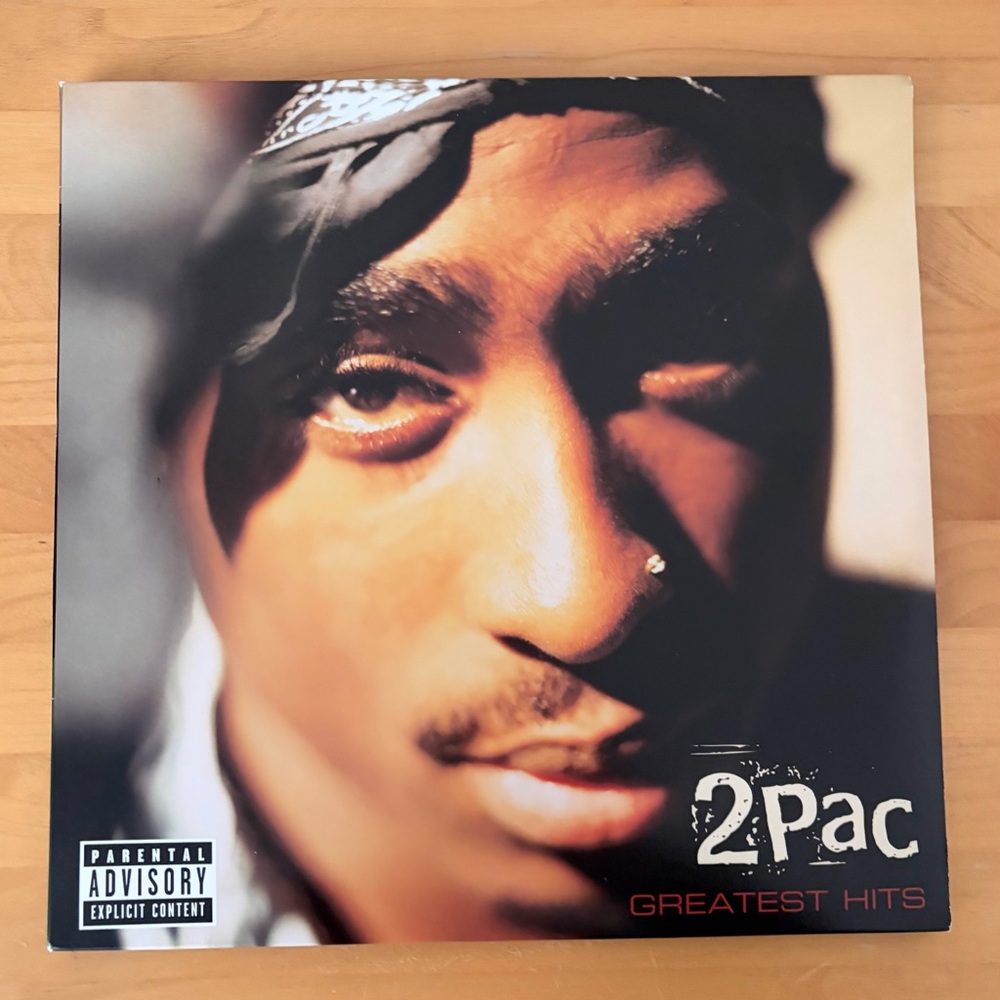 The 2Pac Greatest Hits album Four-disc (4LP) vinyl record set Death Row Records